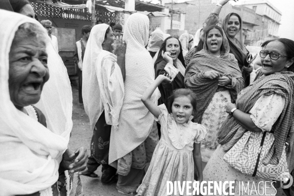 Années 80 : Manifestations à Karachi, arrestation de Benazir Bhutto