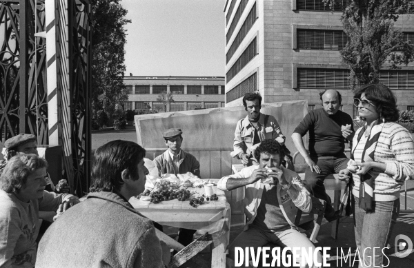 Années 80 Grève aux usines Fiat de Turin