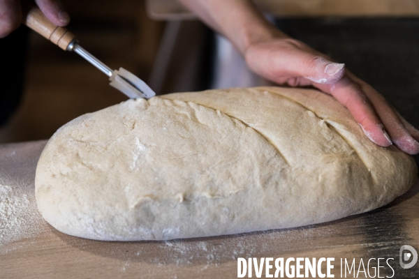 Paysan boulanger en Mayenne