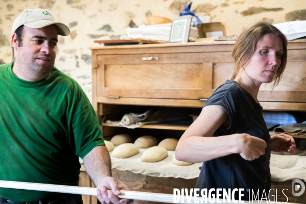 Paysan boulanger en Mayenne