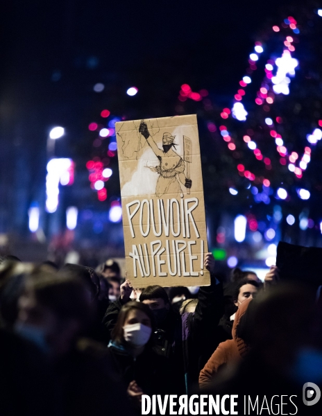 Marche des libertés contre la loi sur la sécurité globale
