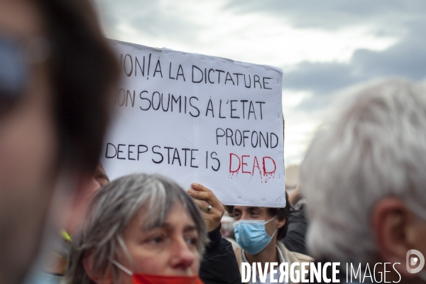 Manifestation contre les «lois liberticides» à Marseille