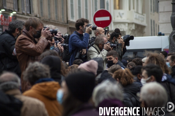 Manifestation contre les «lois liberticides» à Marseille