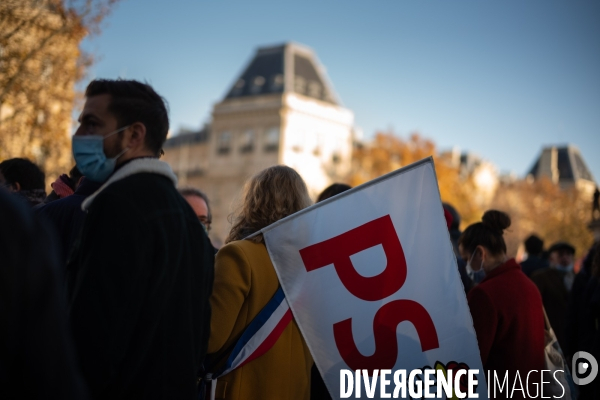 Manifestation contre la loi Sécurité globale