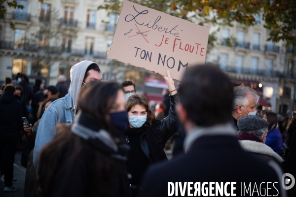 Manifestation contre la loi Sécurité globale