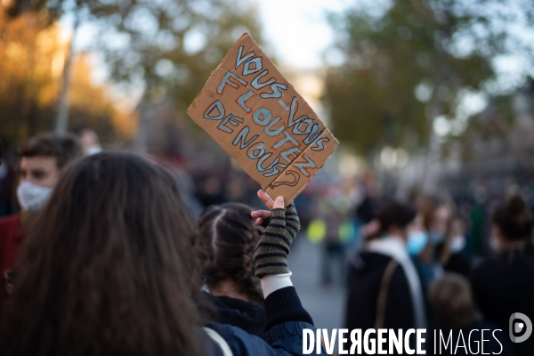 Manifestation contre la loi Sécurité globale