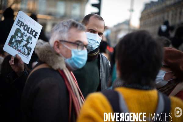 Manifestation contre la loi Sécurité globale