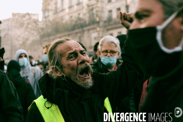 Manifestation contre la loi sécurité globale