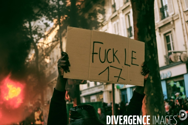 Manifestation contre la loi sécurité globale