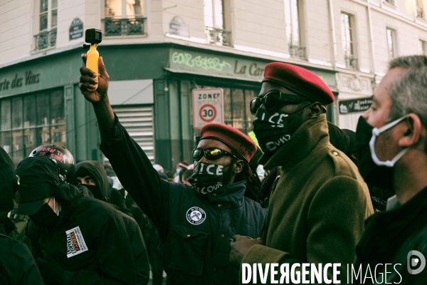 Manifestation contre la loi sécurité globale