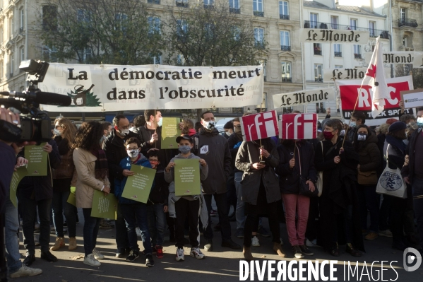 Marche des libertés contre l article 24 de la Loi securite globale