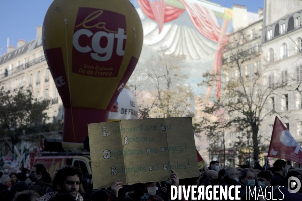 Marche des libertés contre l article 24 de la Loi securite globale