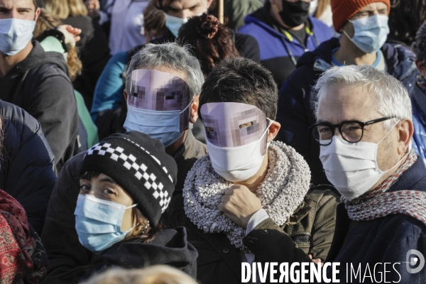 Manifestation à BORDEAUX contre l article 24 et la loi de Sécurité globale.