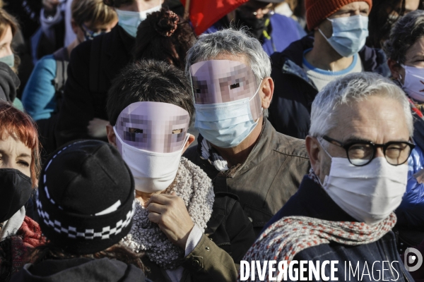 Manifestation à BORDEAUX contre l article 24 et la loi de Sécurité globale.