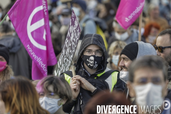 Manifestation à BORDEAUX contre l article 24 et la loi de Sécurité globale.
