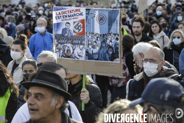 Manifestation à BORDEAUX contre l article 24 et la loi de Sécurité globale.
