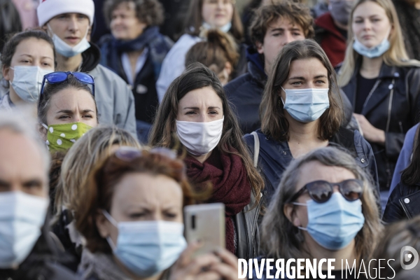 Manifestation à BORDEAUX contre l article 24 et la loi de Sécurité globale.