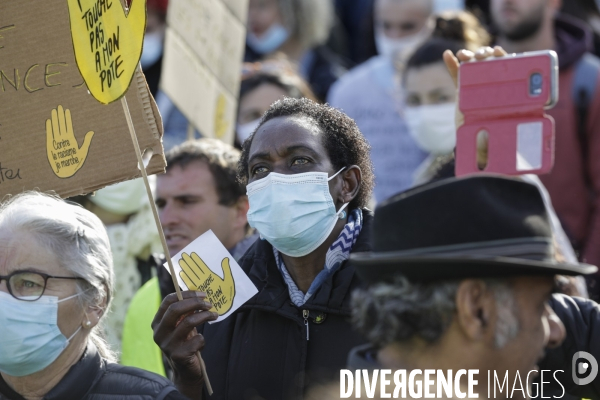 Manifestation à BORDEAUX contre l article 24 et la loi de Sécurité globale.