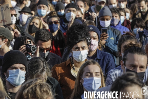 Manifestation à BORDEAUX contre l article 24 et la loi de Sécurité globale.