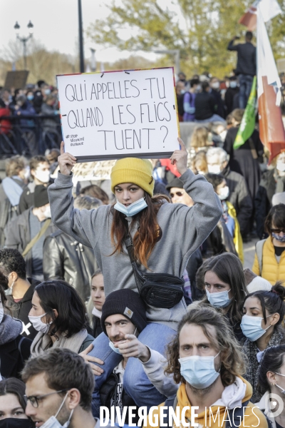 Manifestation à BORDEAUX contre l article 24 et la loi de Sécurité globale.