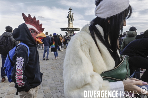 Manifestation à BORDEAUX contre l article 24 et la loi de Sécurité globale.