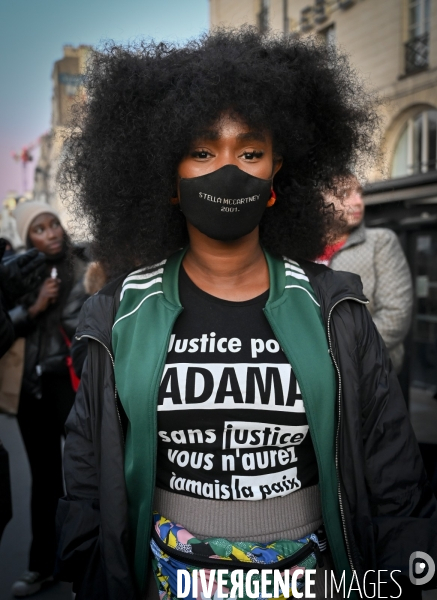 Manifestation contre le projet de loi SECURITE GLOBALE PPL, la marche des libertés du 28 novembre 2020. Demonstration against new security law project against freedom of information.