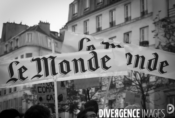 Manifestation contre le projet de loi SECURITE GLOBALE PPL, la marche des libertés du 28 novembre 2020. Demonstration against new security law project against freedom of information.