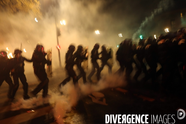 Manifestation parisienne contre la loi sécurité globale