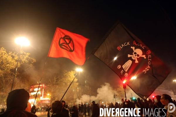 Manifestation parisienne contre la loi sécurité globale