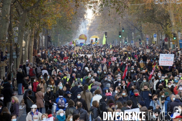 Marche des libertés contre l article 24 de la Loi securite globale