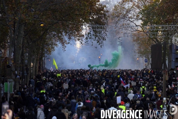 Marche des libertés contre l article 24 de la Loi securite globale