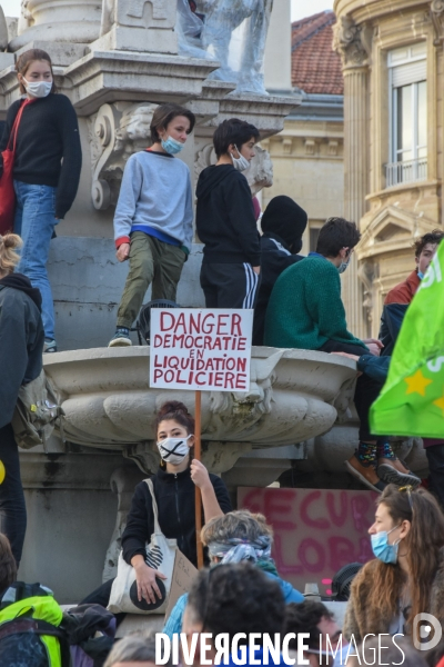 Marche des libertés contre la loi sécurité globale