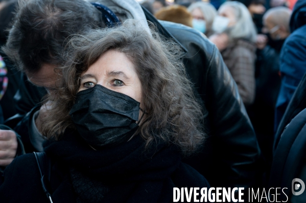 Manifestation contre la loi  sécurité globale .