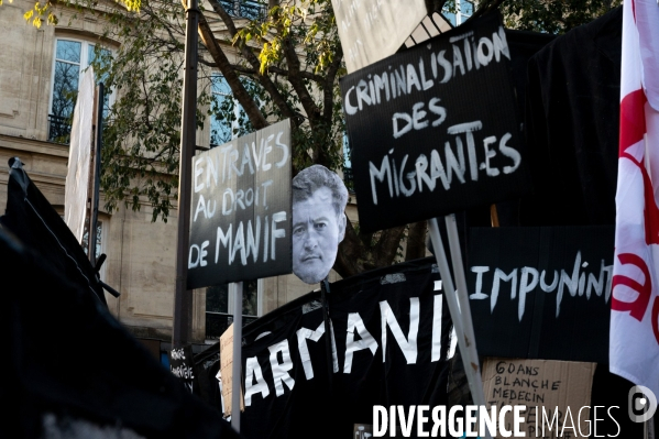 Manifestation contre la loi  sécurité globale .