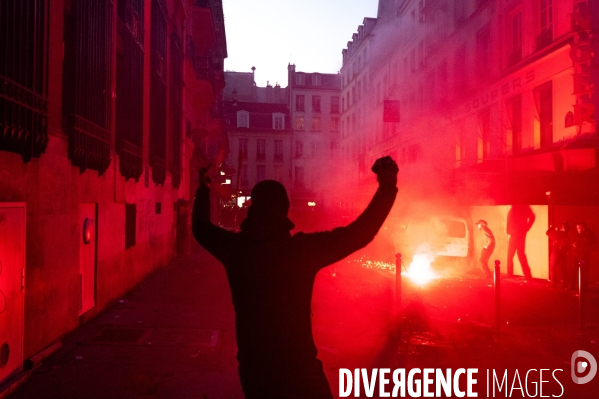 Manifestation contre la loi  sécurité globale .