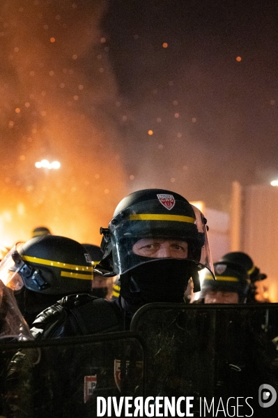 Manifestation contre la loi  sécurité globale .