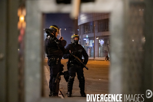 Manifestation contre la loi  sécurité globale .