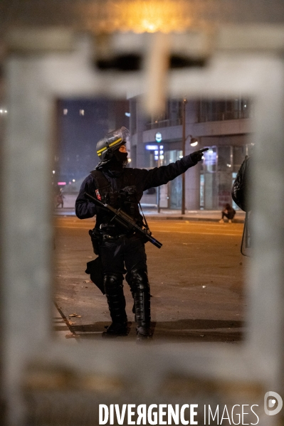 Manifestation contre la loi  sécurité globale .