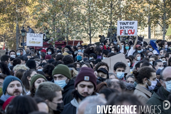 Manifestation contre la loi  sécurité globale  28112020