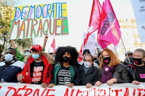 Manifestation contre la loi sécurité globale Paris