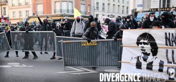 Manifestation contre la loi sécurité globale Paris