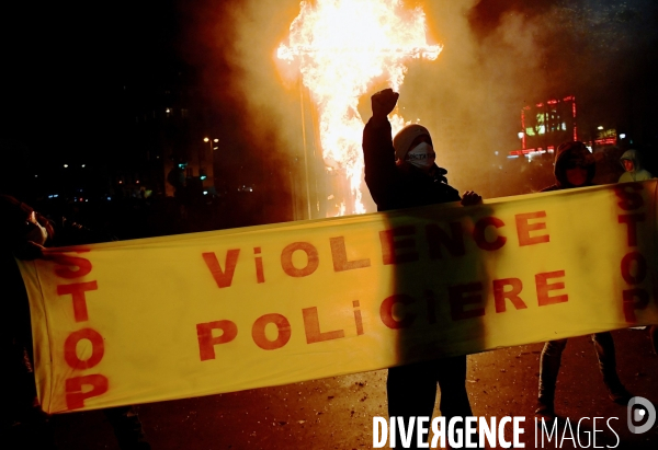 Manifestation contre la loi sécurité globale Paris