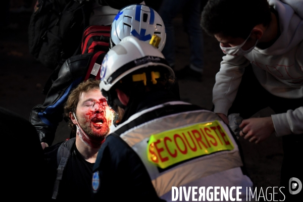 Manifestation contre la loi sécurité globale Paris