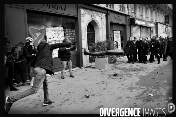 Manifestation contre la loi sécurité globale Paris