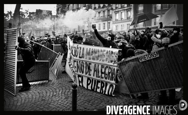 Manifestation contre la loi sécurité globale Paris