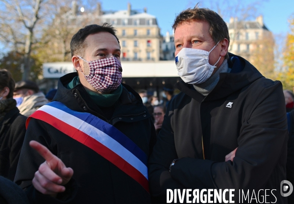 Matthieu Belliard avec Yannick Jadot