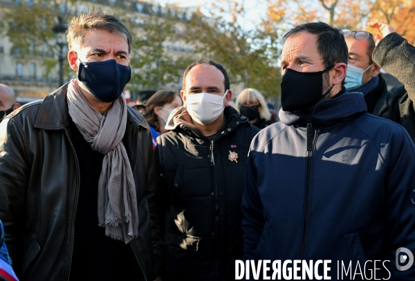 Olivier Faure avec Benoit Hamon