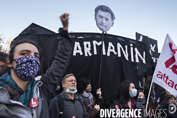 Manifestation contre la loi de securite globale. 28112020. Paris.