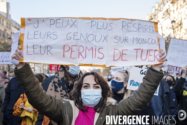 Manifestation contre la loi de securite globale. 28112020. Paris.