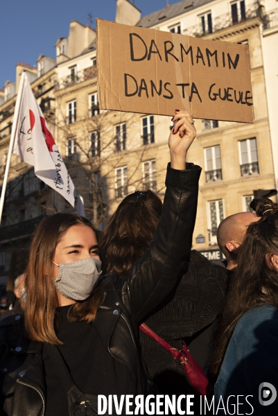 Manifestation contre la loi de securite globale. 28112020. Paris.